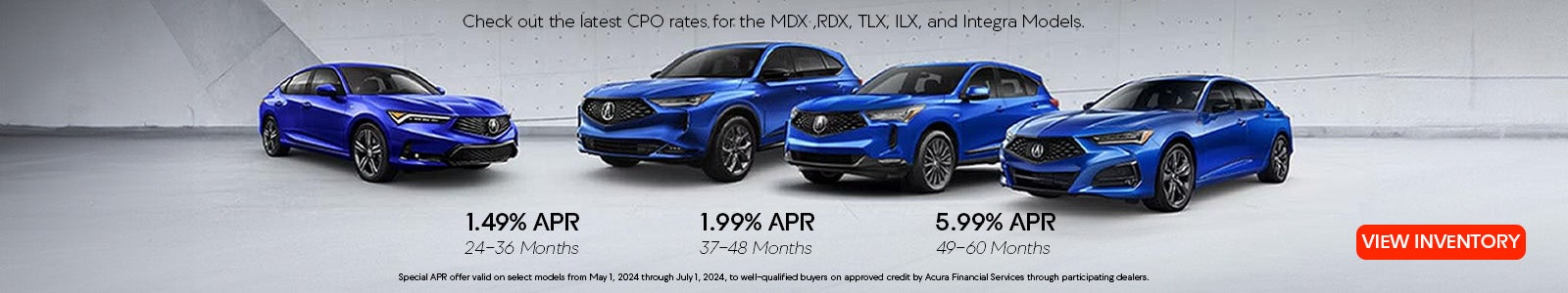Special Acura CPO Rates Only at Open Road Acura of Wayne