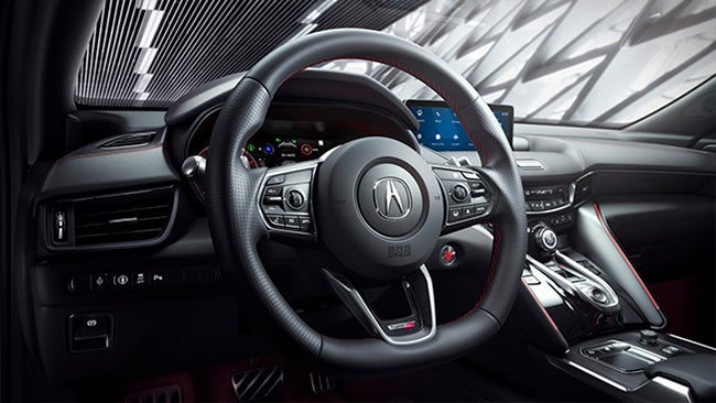 2021 TLX Type S steering wheel