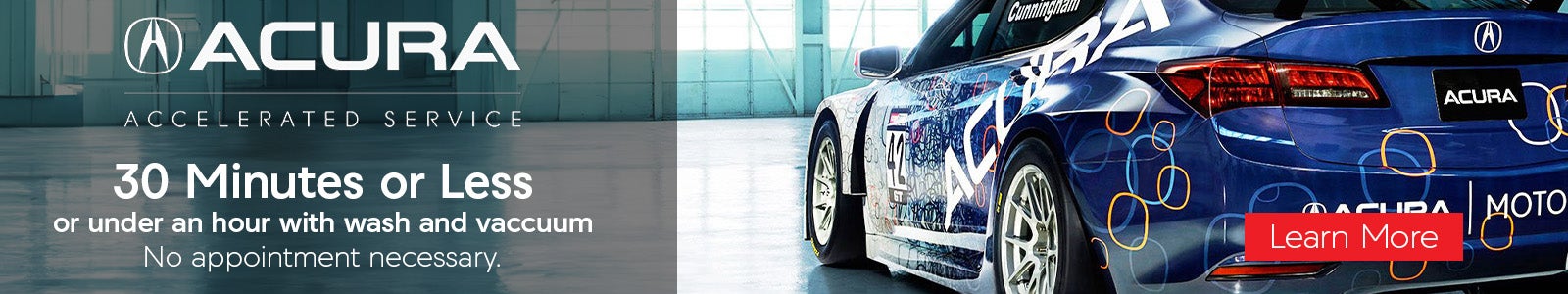 Acura Wayne is an Acura Accelerated Service Dealer